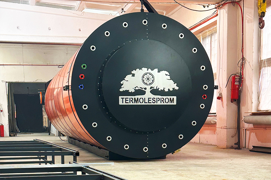 Камера для термообработки древесины