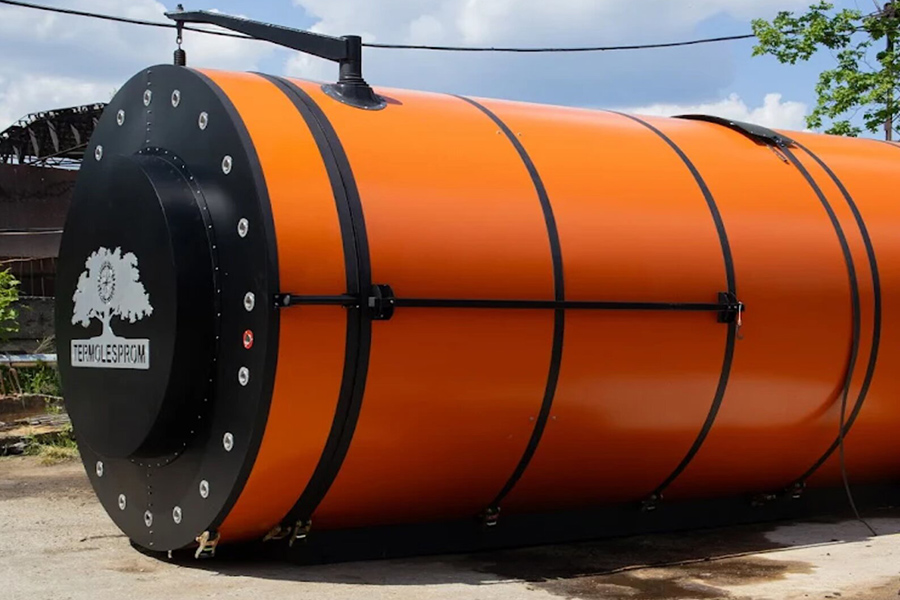 Камера для термодревесины