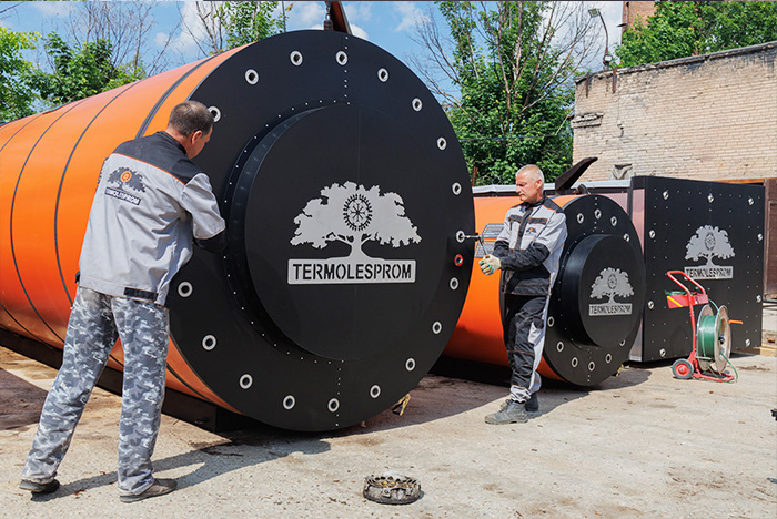 Камера для термообработки дерева