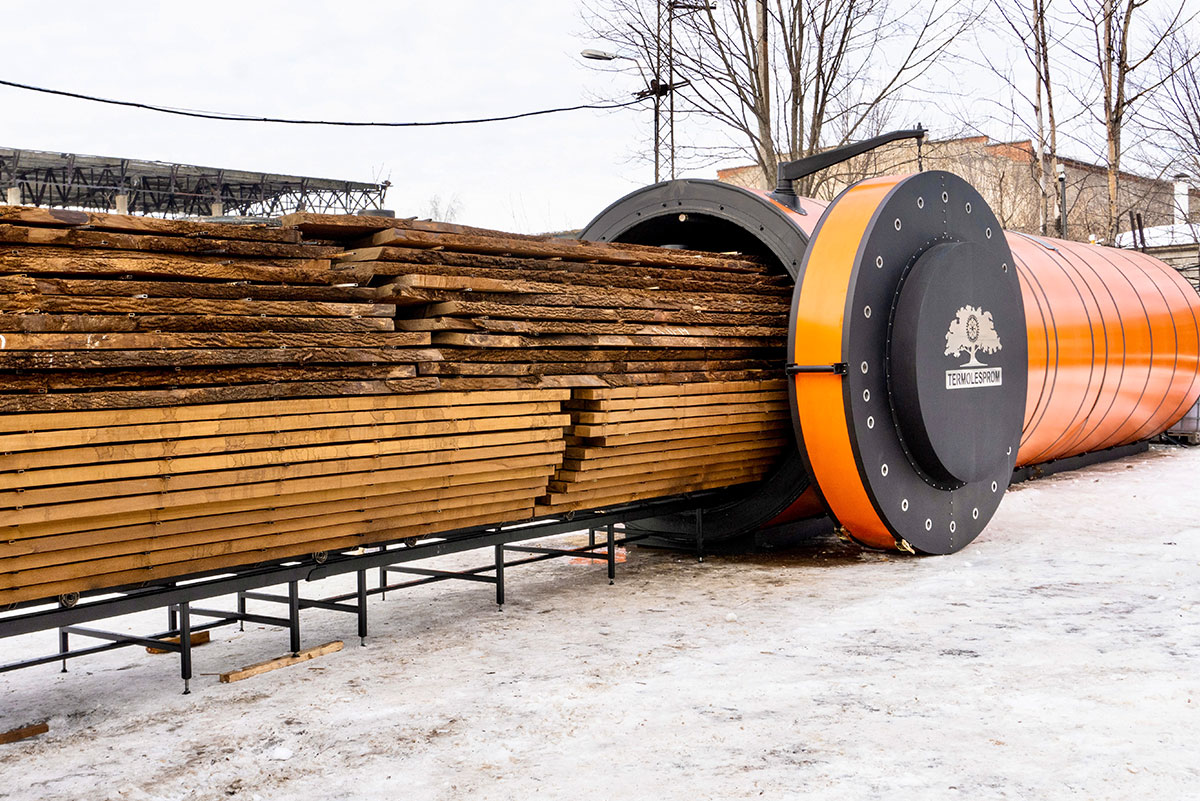 Термокамера для термодревесины