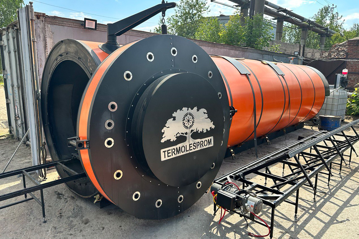 Термокамера для термодревесины