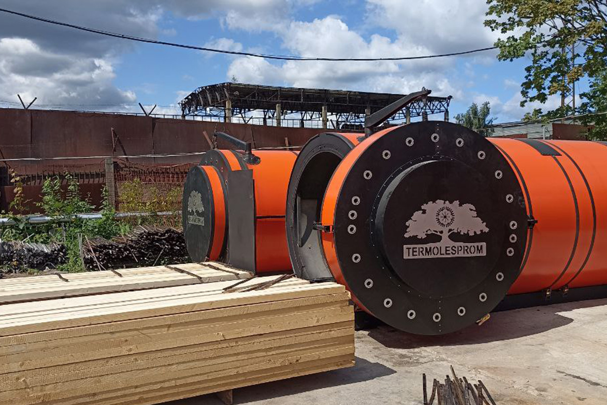 Термокамера для термодревесины